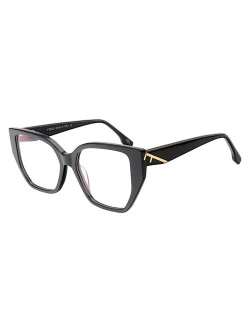 Armação de Óculos Quadrada FE50073 Preto