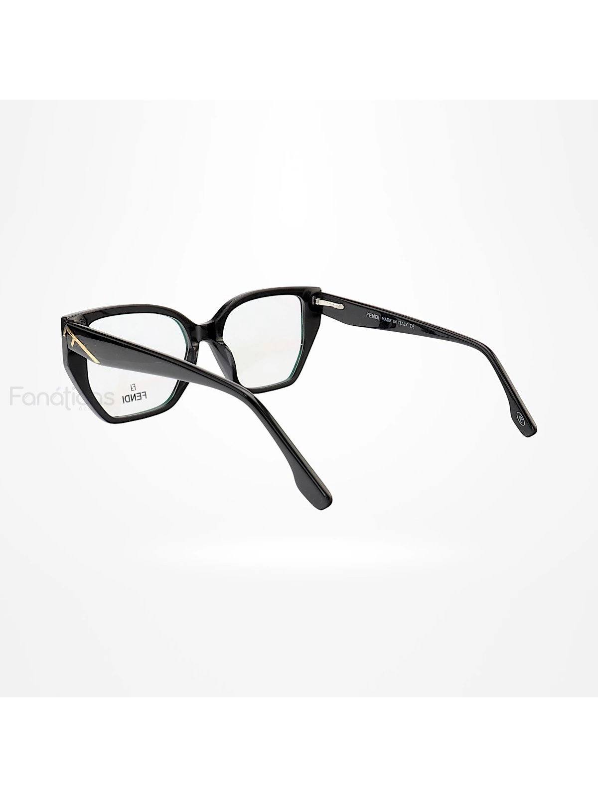 Armação de Óculos Quadrada FE50073 Preto