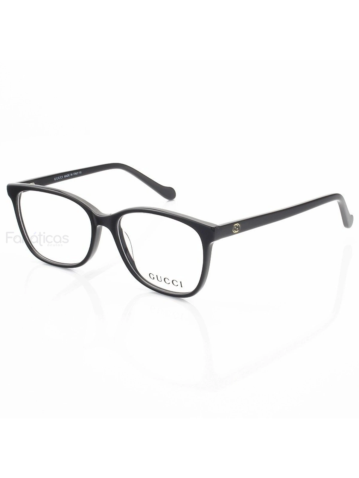 Armação de Óculos Quadrada GG103 Preto