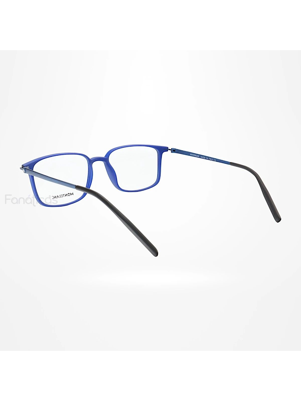 Armação de Óculos Quadrada MB0196O Preto e Azul