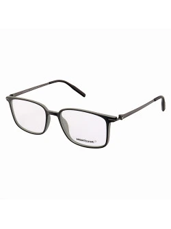 Armação de Óculos Quadrada MB0196O Preto e Cinza