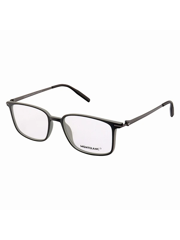 Armação de Óculos Quadrada MB0196O Preto e Cinza