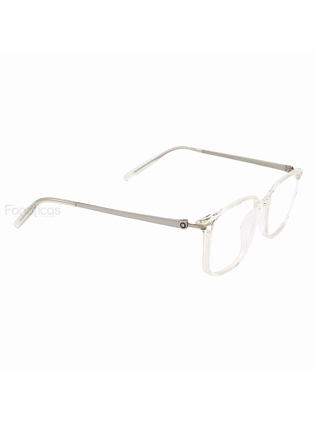 Armação de Óculos Quadrada MB0196O Transparente