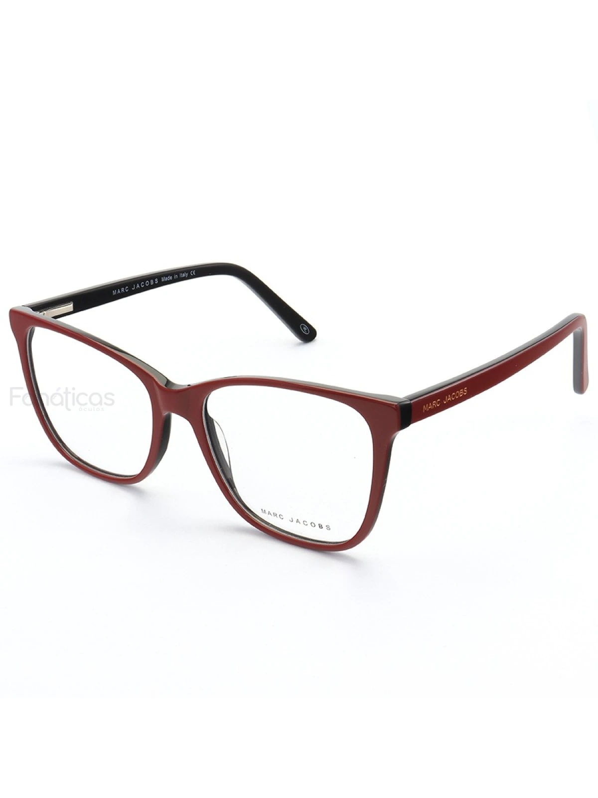Armação de Óculos Quadrada MJ496 Vermelho