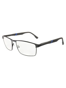 Armação de Óculos 65109 Quadrado Preto e Azul