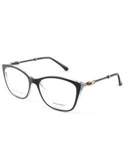 Armacao de Óculos Quadrada TF2160 Preto e Azul Celeste