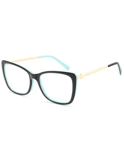Armação de Óculos Quadrada TF2162 Preto e Azul