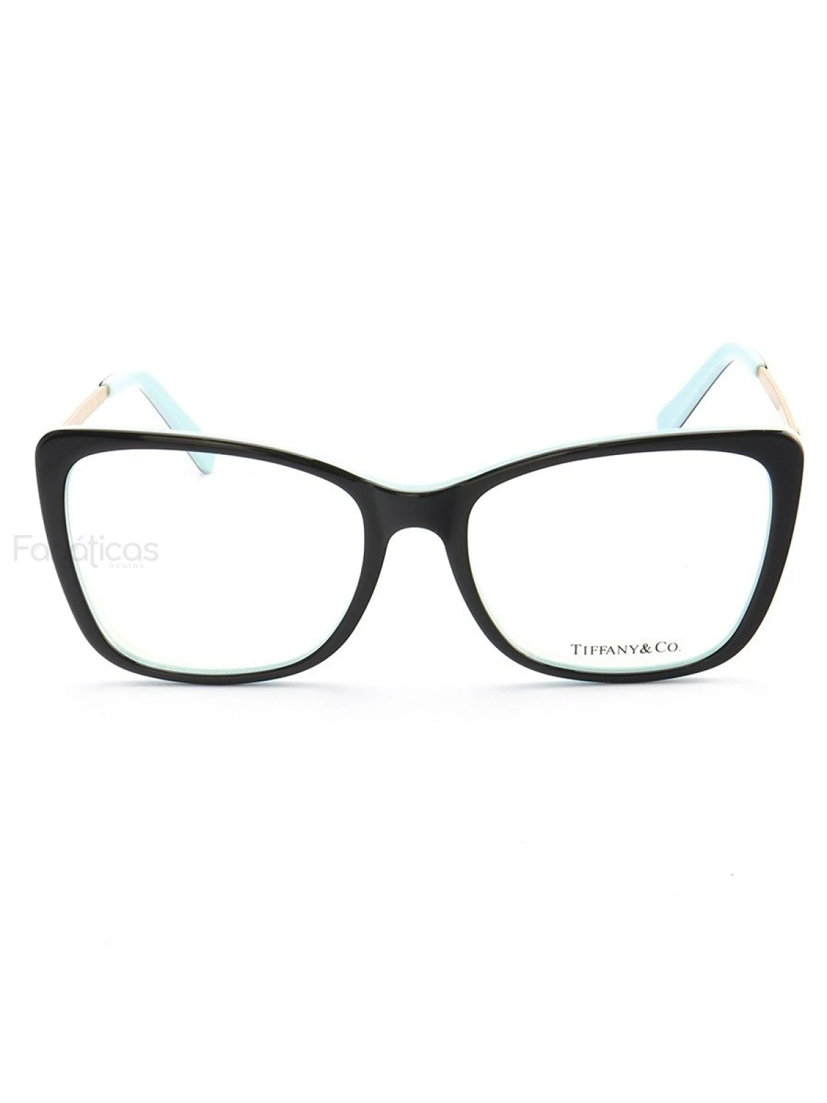 Armação de Óculos Quadrada TF2162 Preto e Azul