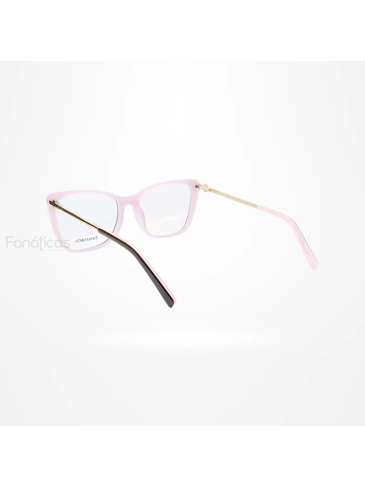 Armação de Óculos Quadrada TF2162 Preto e Rosa