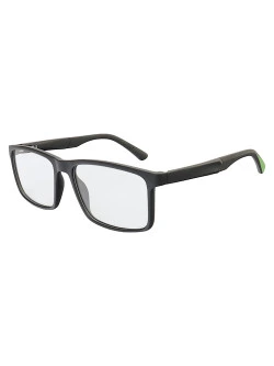 Armação de Óculos 76009 Quadrado Preto e Verde