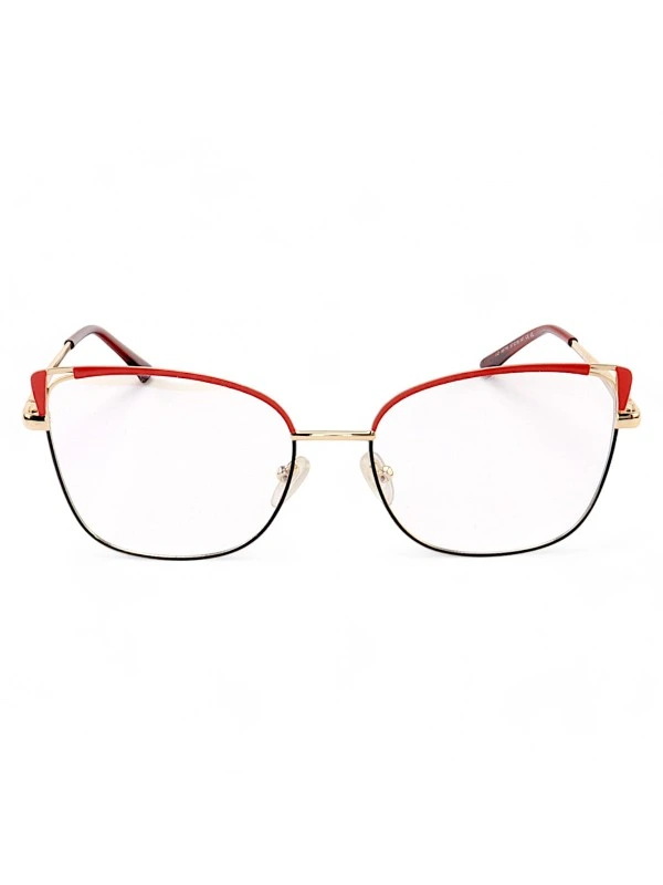 Armação de Óculos Quadrado 95796 Vermelho e Preto