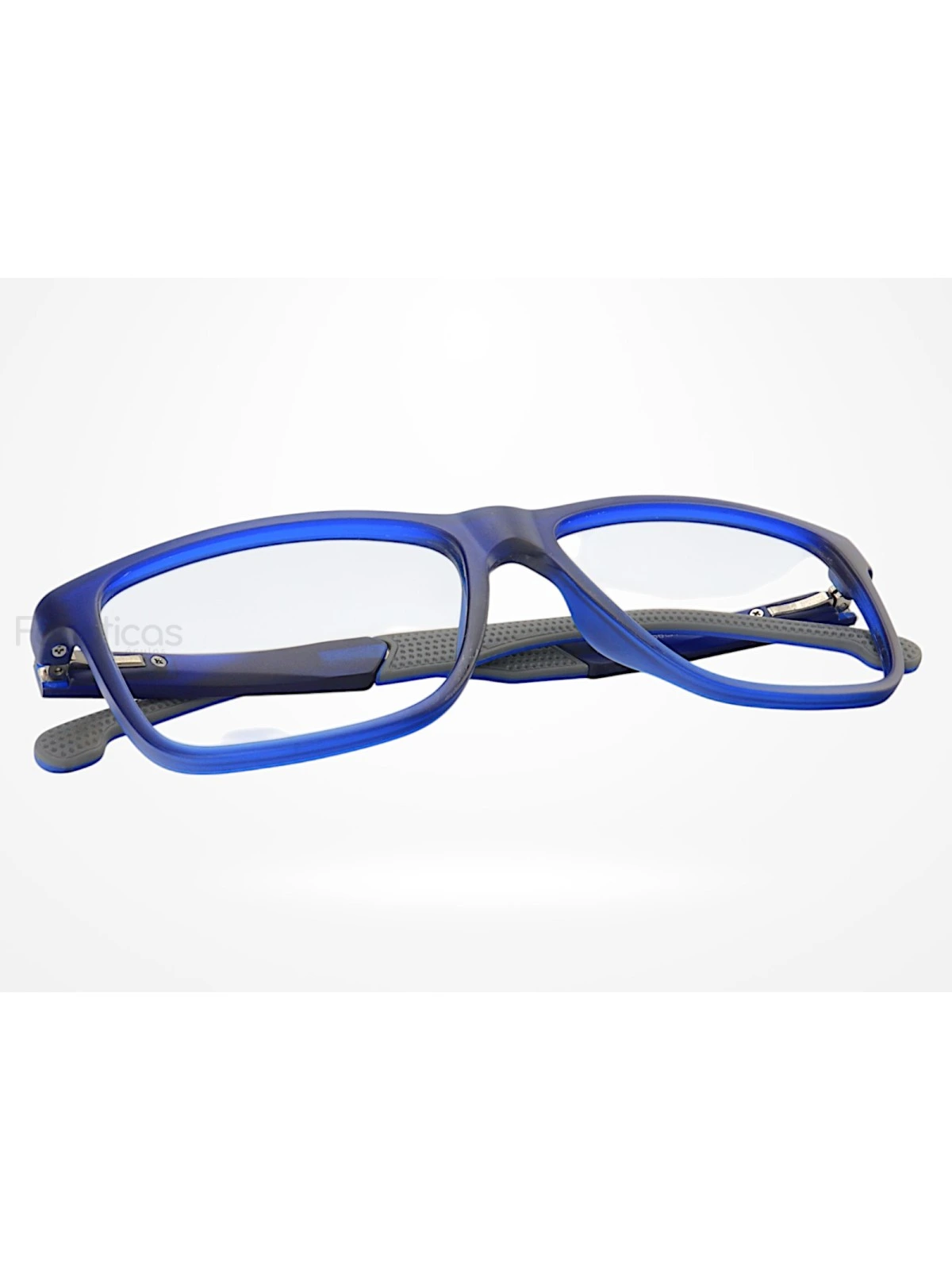 Armação de Óculos 76011 Quadrado Azul