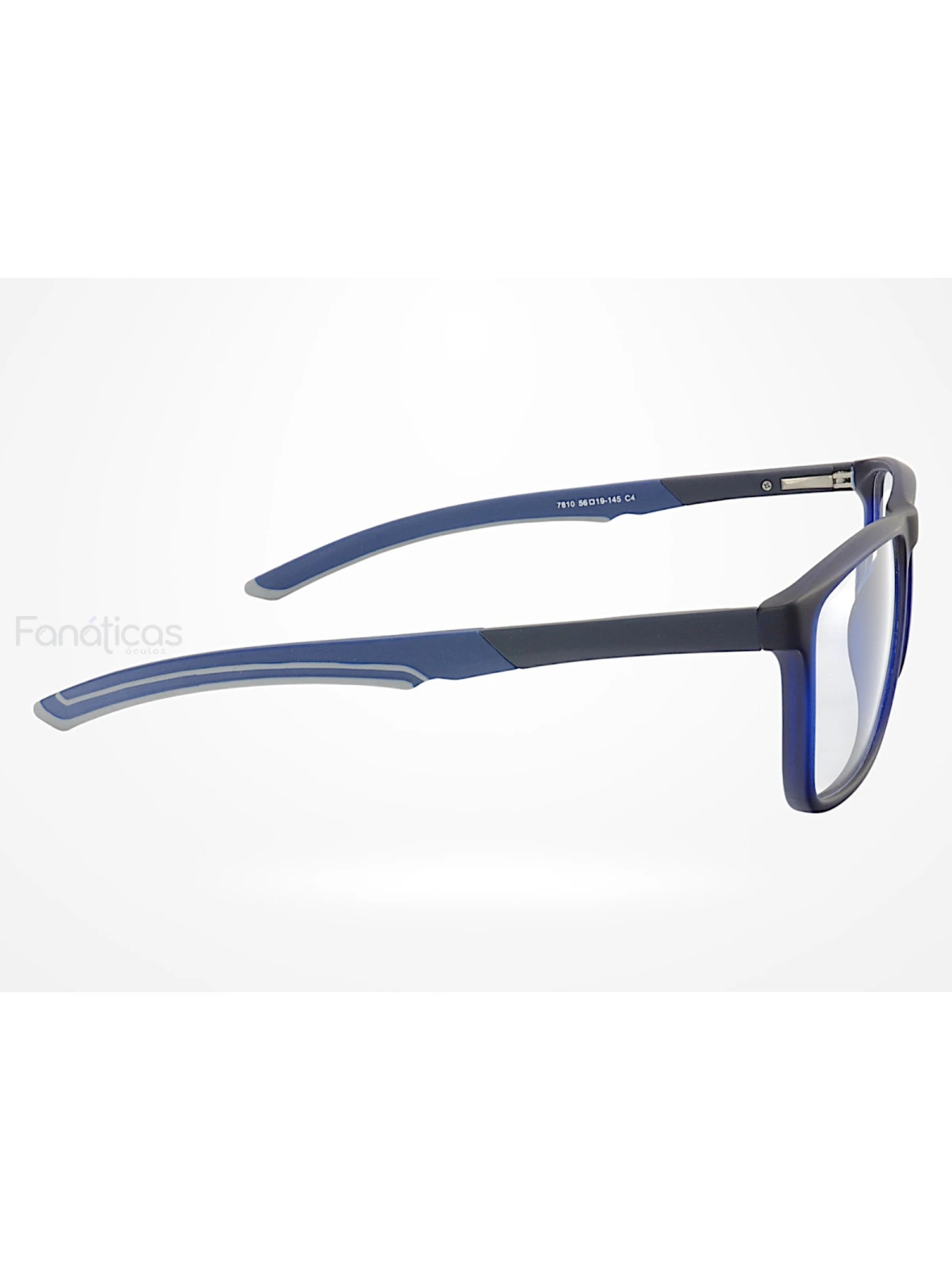 Armação de Óculos 7810 Quadrado Azul
