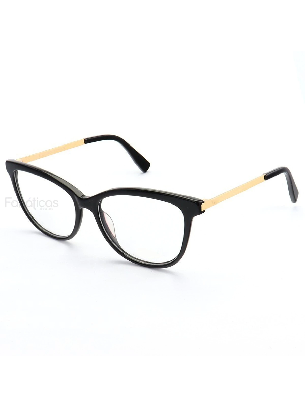 Armação de Óculos Quadrado FF0121 Preto