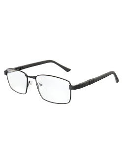 Armação de Óculos 81007 Quadrado Preto