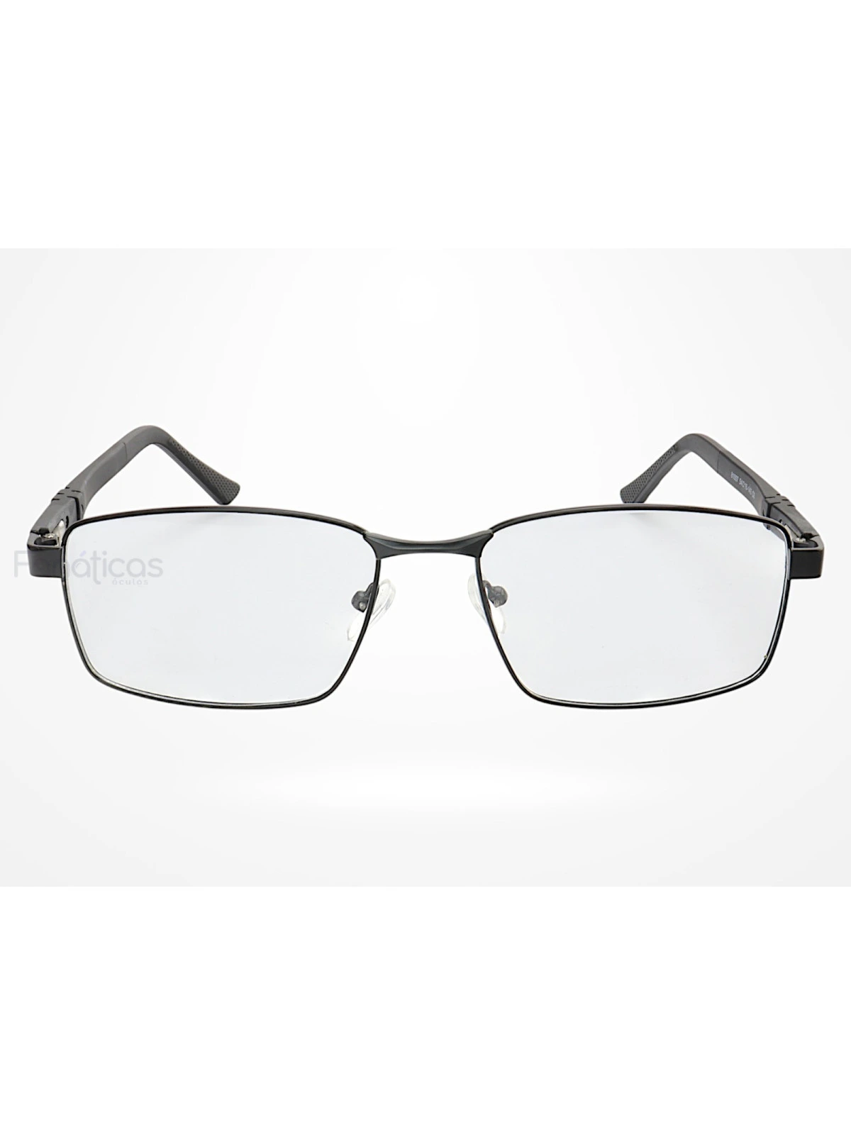 Armação de Óculos 81007 Quadrado Preto