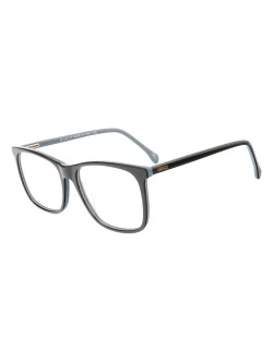 Armação de Óculos Quadrado GG05540 Preto e Cinza