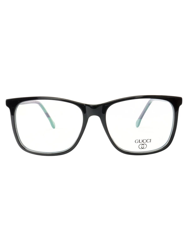 Armação de Óculos Quadrado GG05540 Preto e Cinza