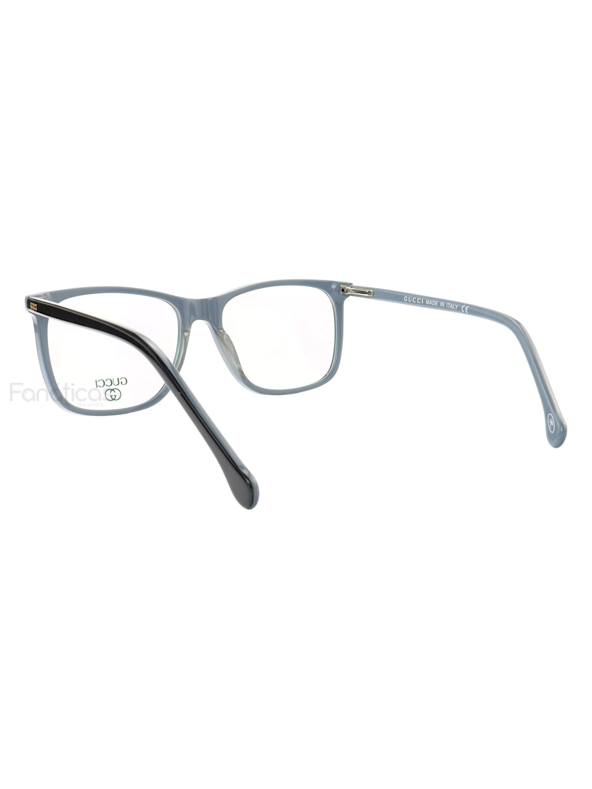 Armação de Óculos Quadrado GG05540 Preto e Cinza