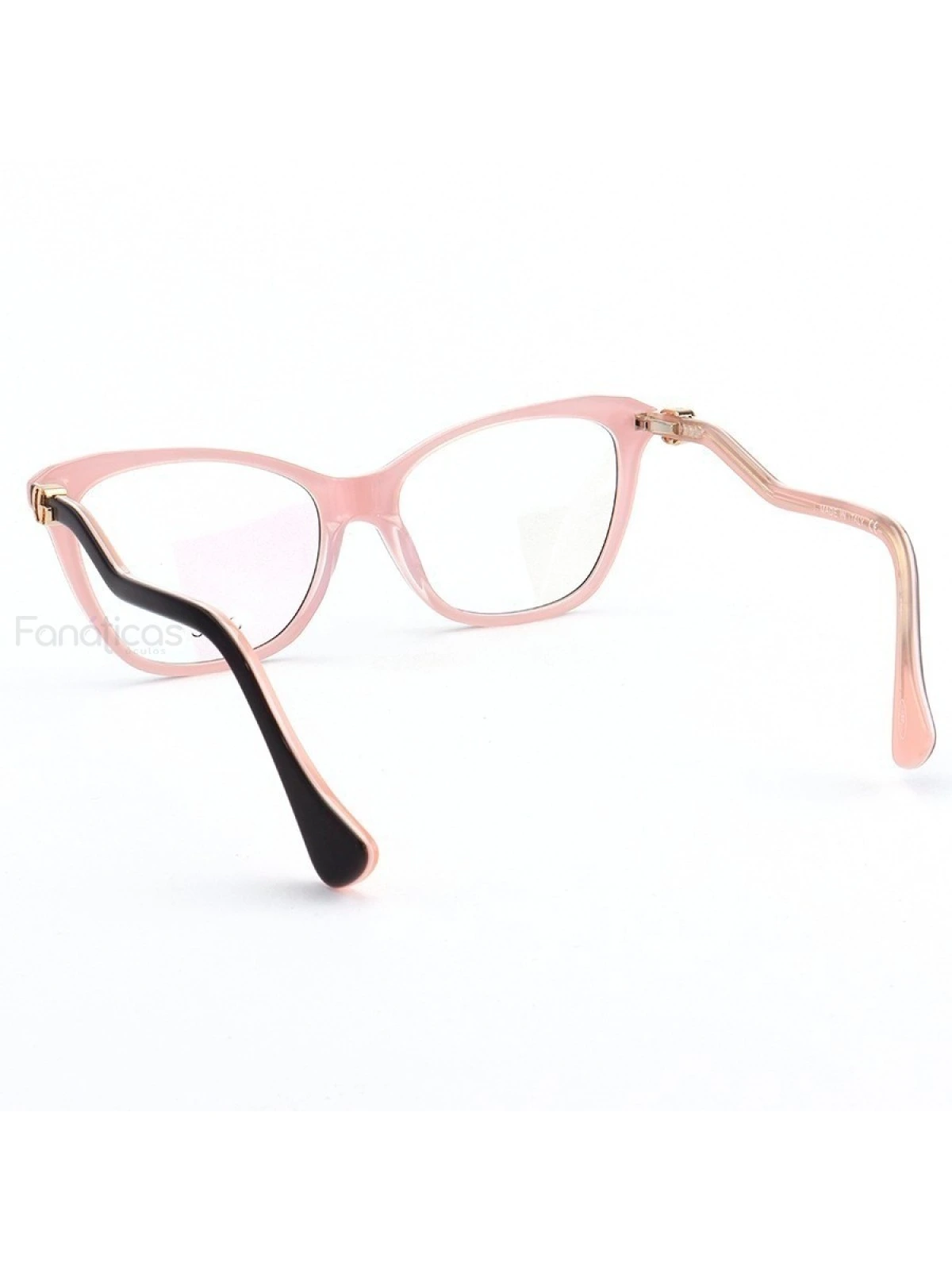 Armação de Óculos Quadrado GG10120 Preto e Rosa
