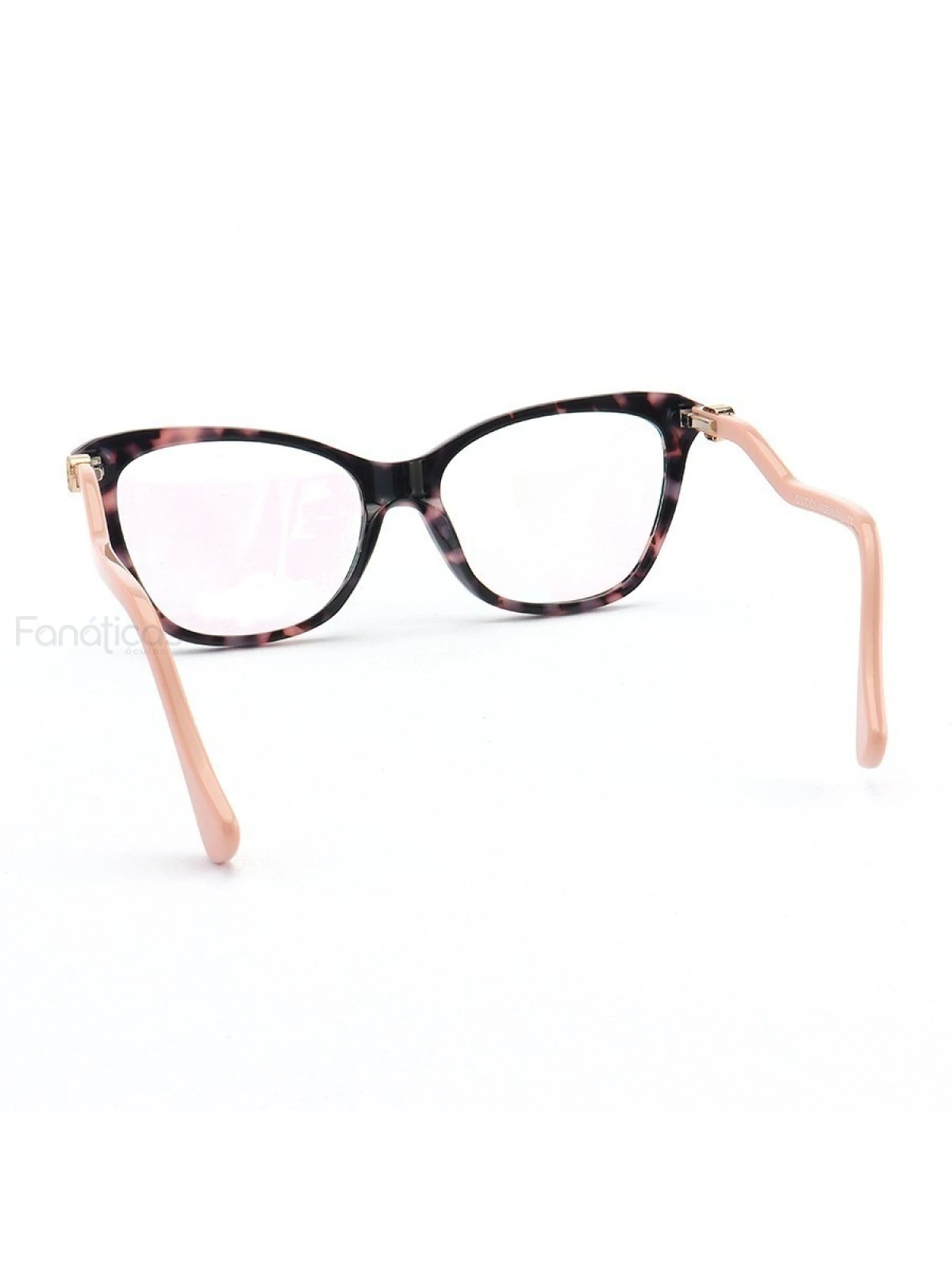 Armação de Óculos Quadrado GG10120 Rosa Tartaruga