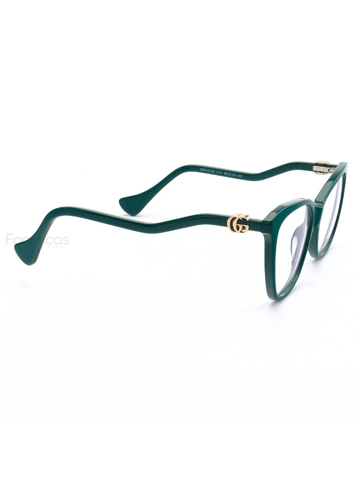 Armação de Óculos Quadrado GG10120 Verde
