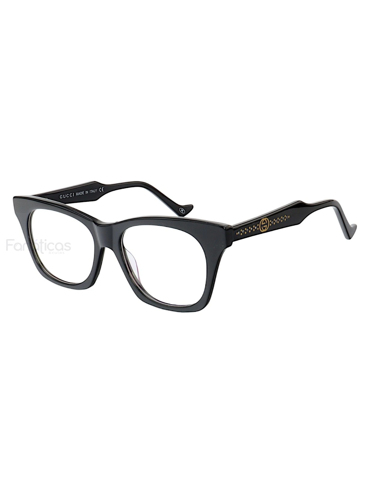 Armação de Óculos Quadrado GG6126 Preto