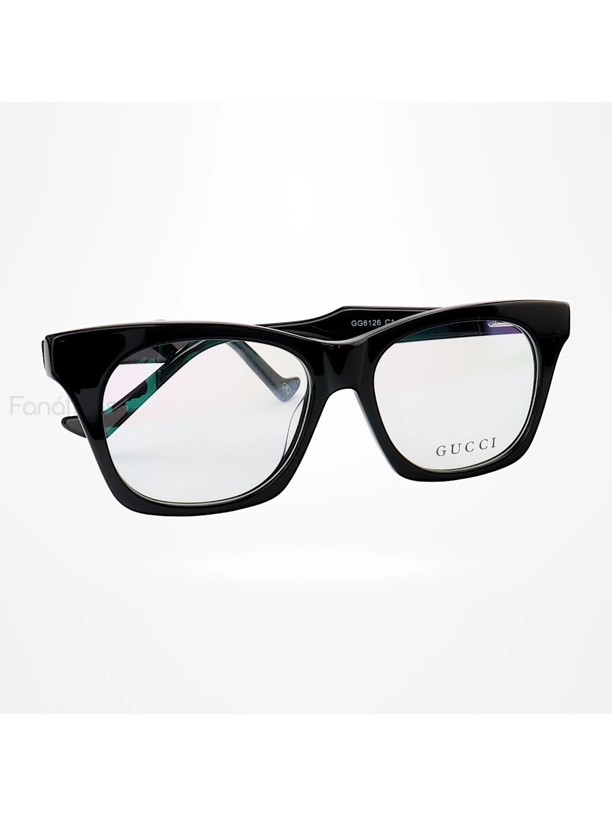 Armação de Óculos Quadrado GG6126 Preto