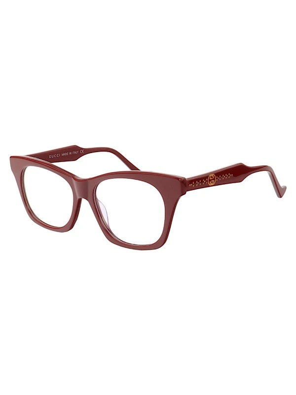 Armação de Óculos Quadrado GG6126 Vermelho