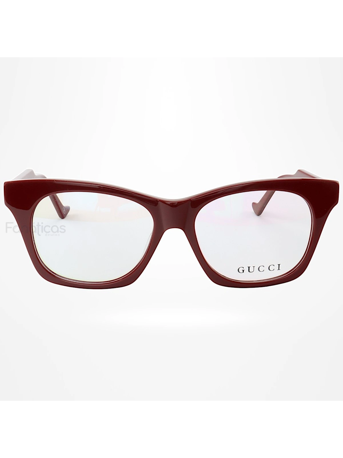 Armação de Óculos Quadrado GG6126 Vermelho