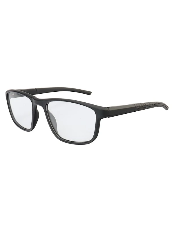 Armação de Óculos 8207 Esportivo Quadrado Preto