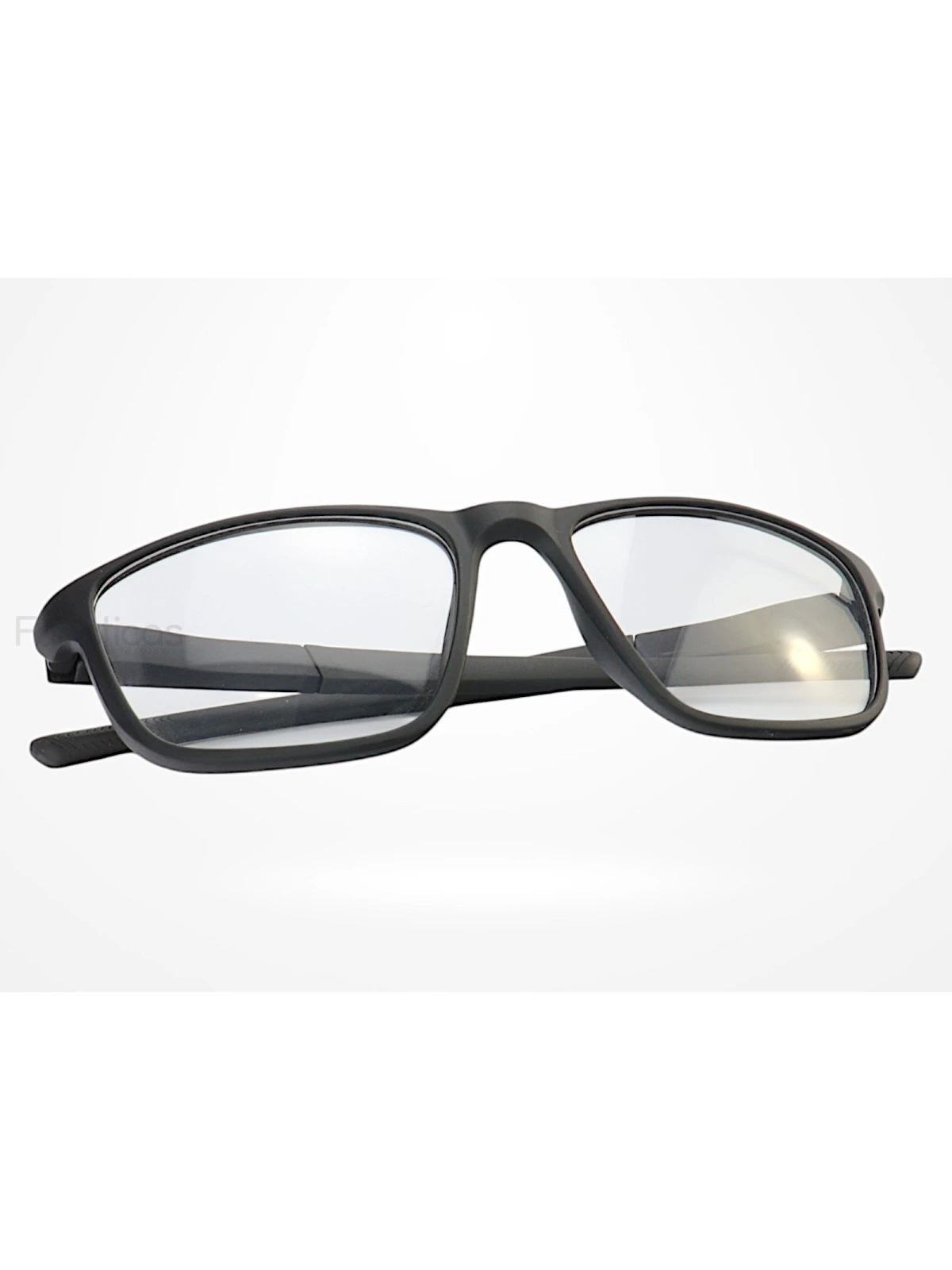 Armação de Óculos 8207 Esportivo Quadrado Preto