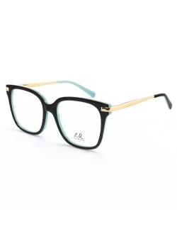 Armação de Óculos Quadrado LQ0175 Preto e Azul