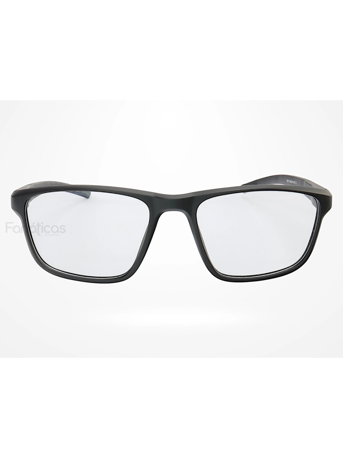 Armação de Óculos 8207 Esportivo Quadrado Preto e Verde