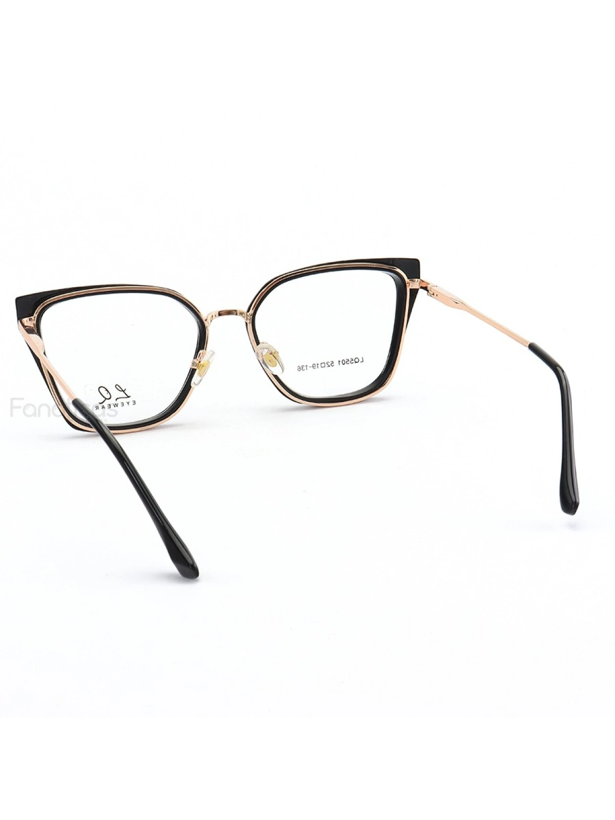 Armação de Óculos Quadrado LQ5501 Preto
