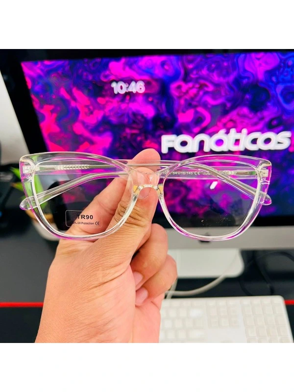 Armação de Óculos Quadrado LQ93351 Transparente