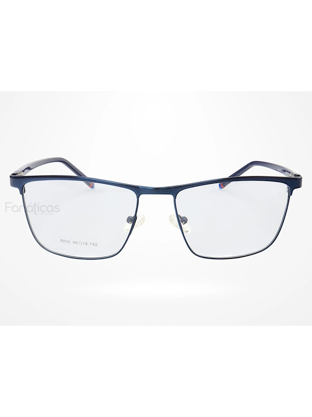Armação de Óculos 8855 Quadrado Azul
