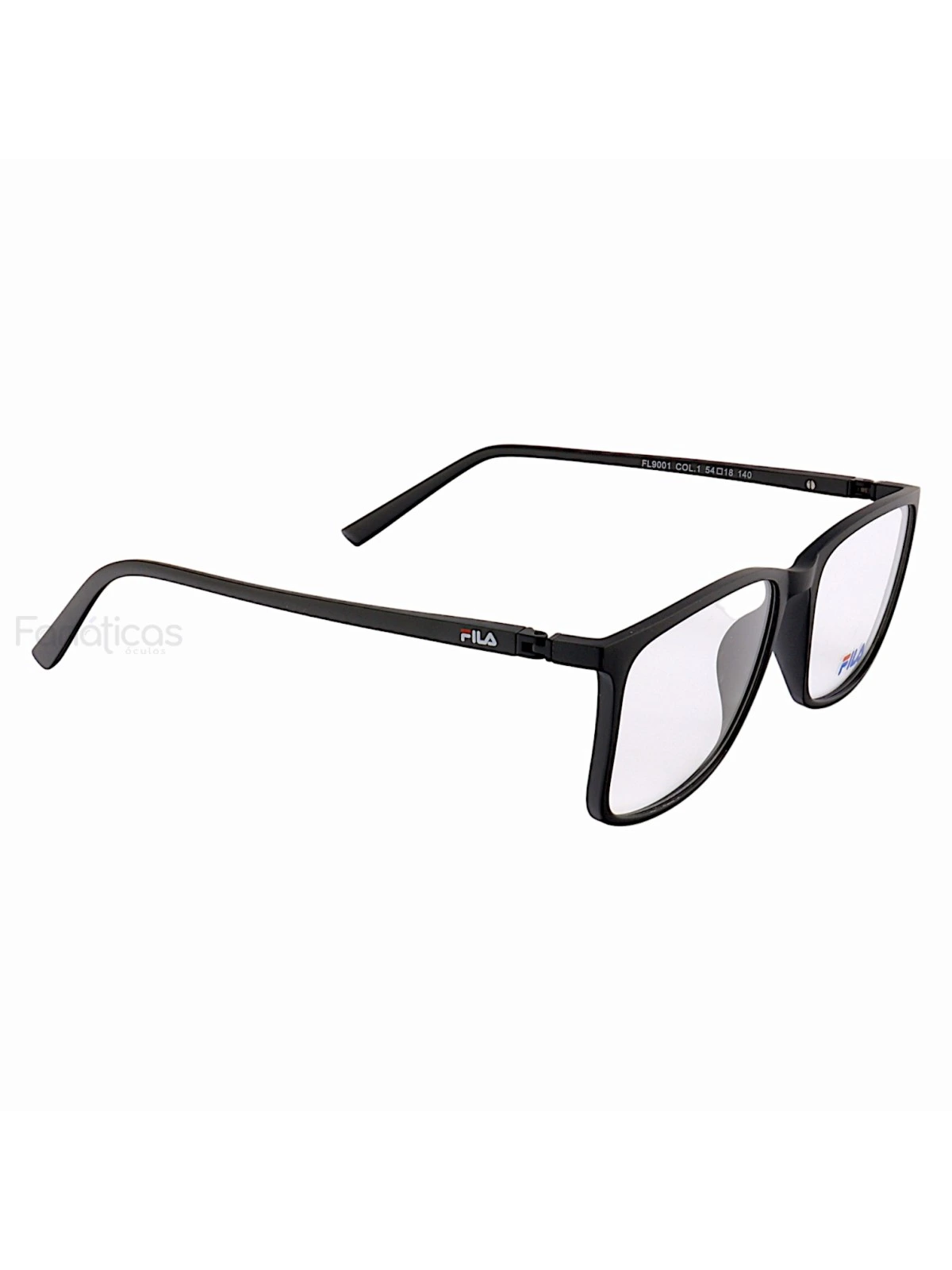 Armação de Óculos Quadrado Masculina FL9001 Preta