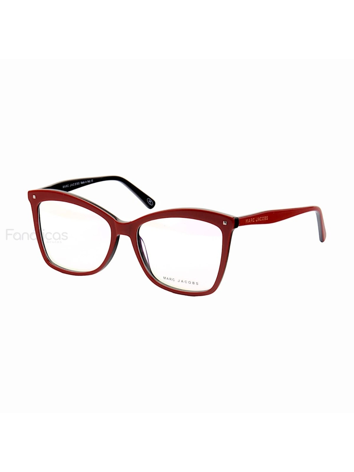 Armação de Óculos Quadrado MJ2017 Vermelho 