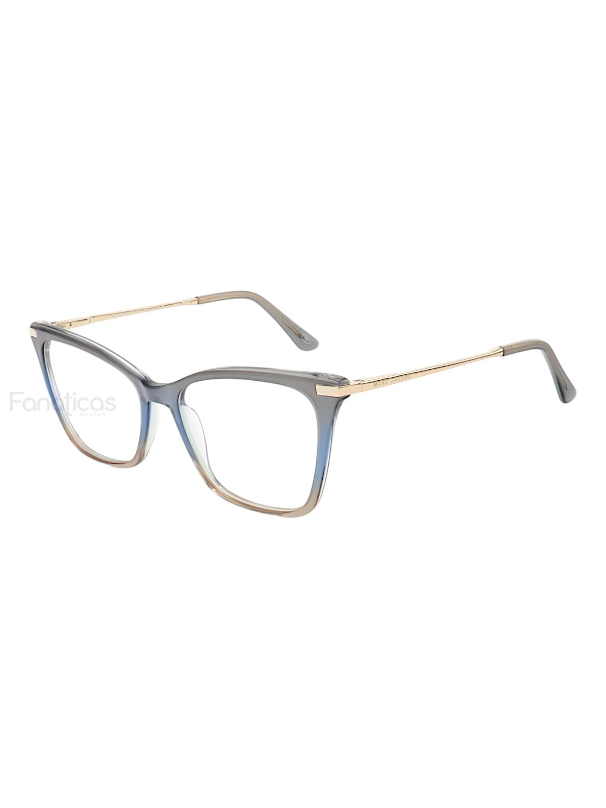 Armação de Oculos Quadrado MJ6372 Azul Translucido