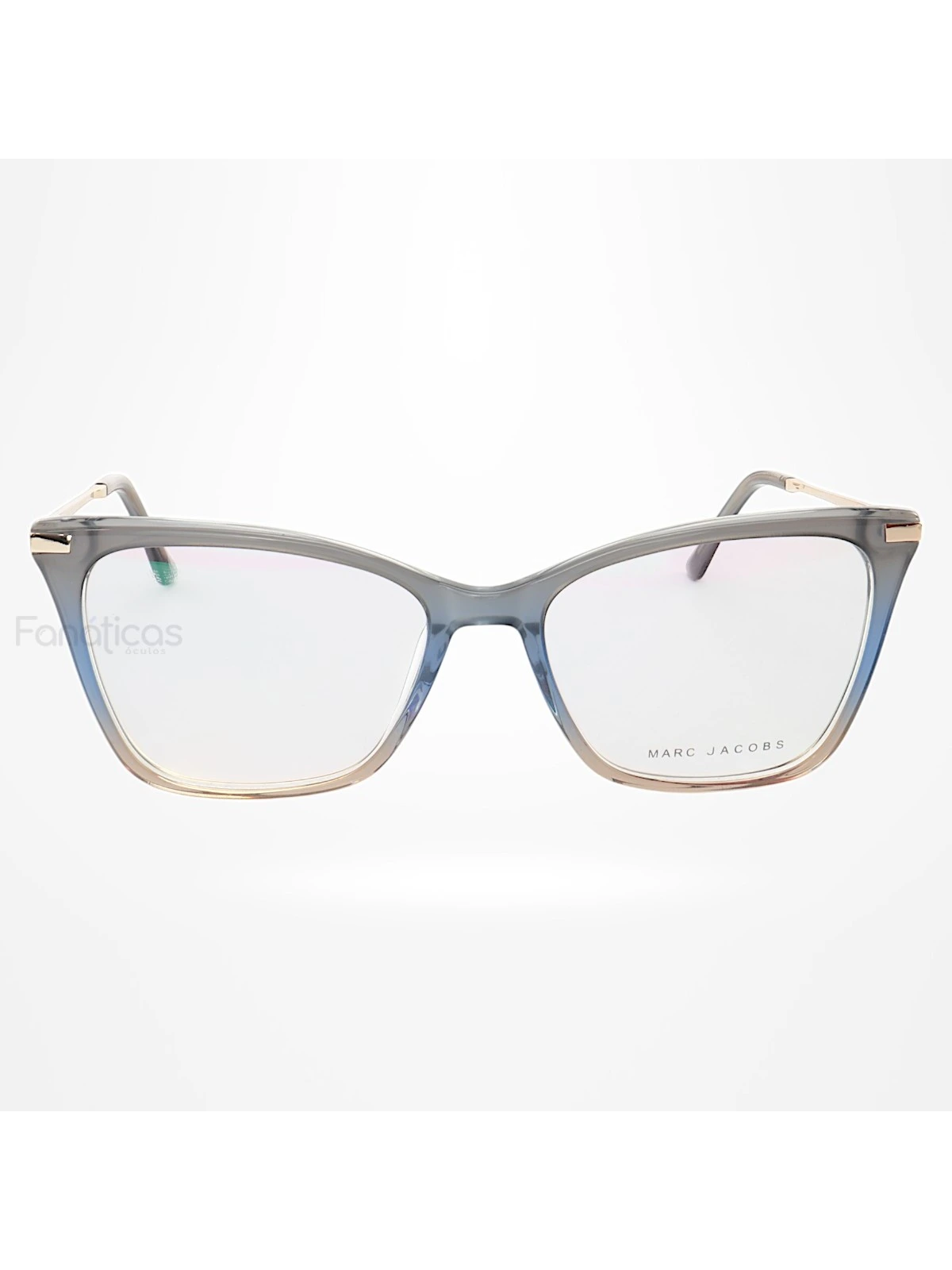 Armação de Oculos Quadrado MJ6372 Azul Translucido
