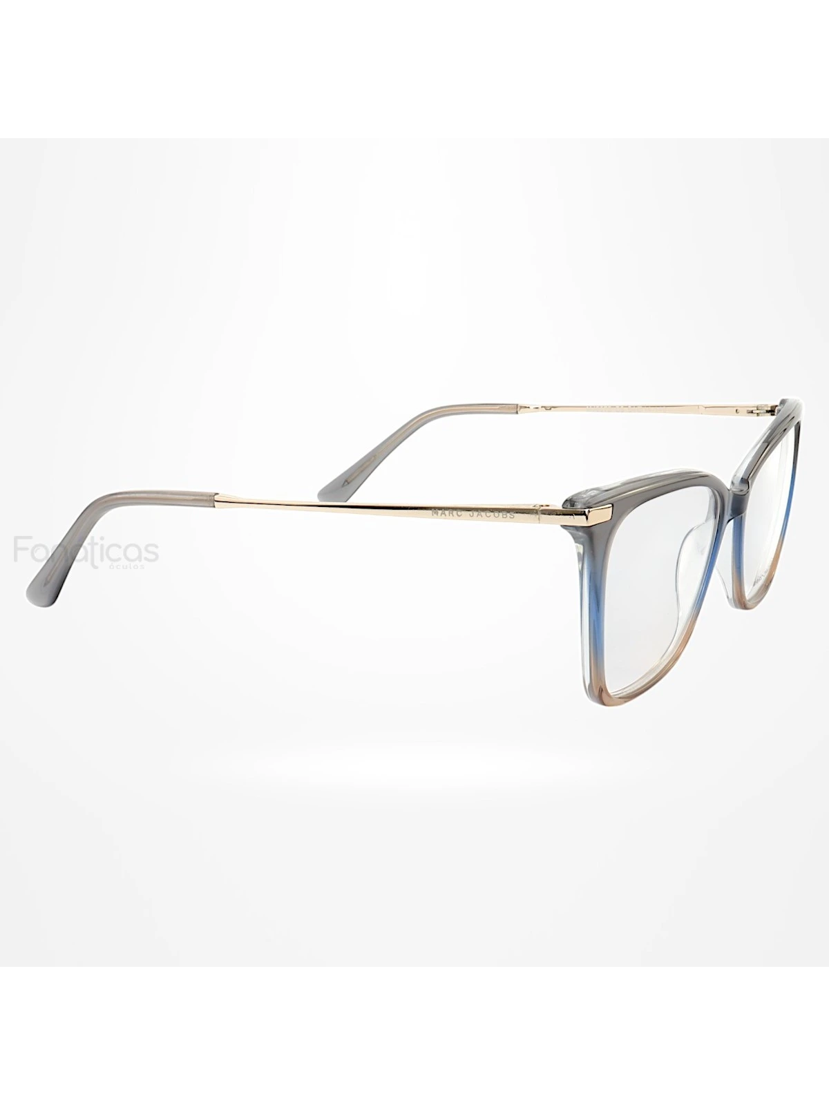 Armação de Oculos Quadrado MJ6372 Azul Translucido