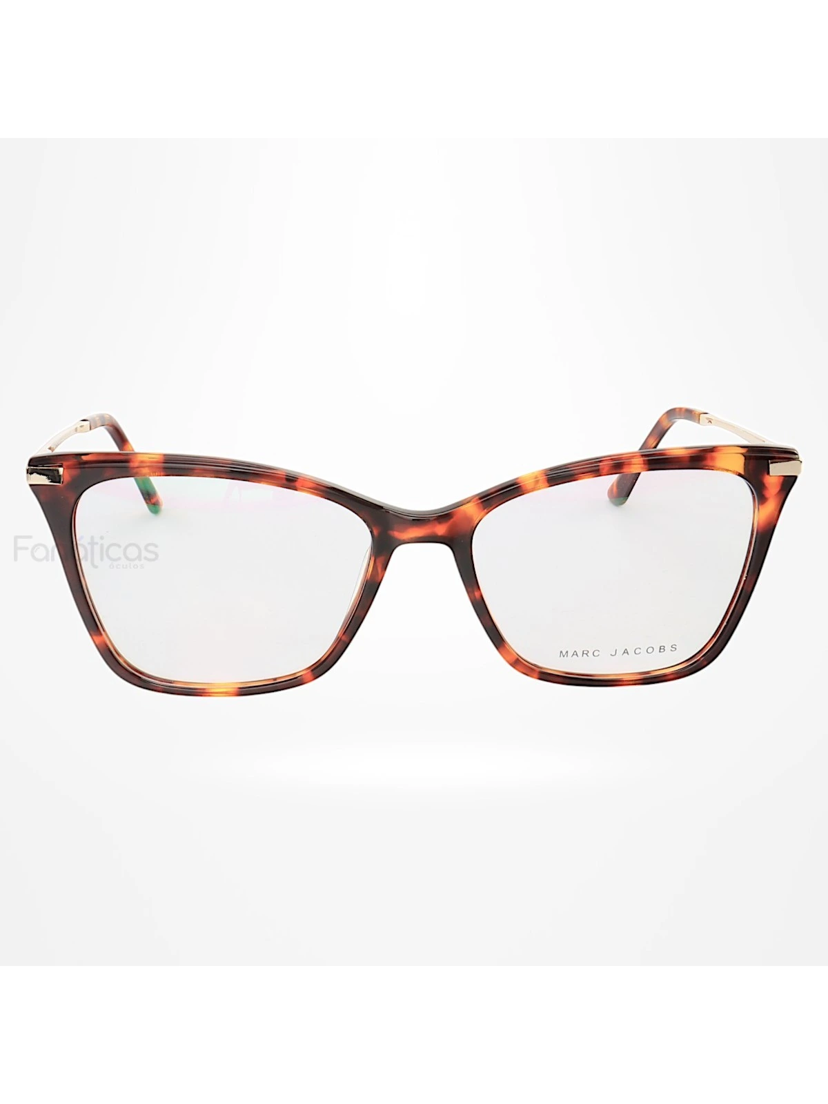 Armação de Oculos Quadrado MJ6372 Marrom Tartaruga