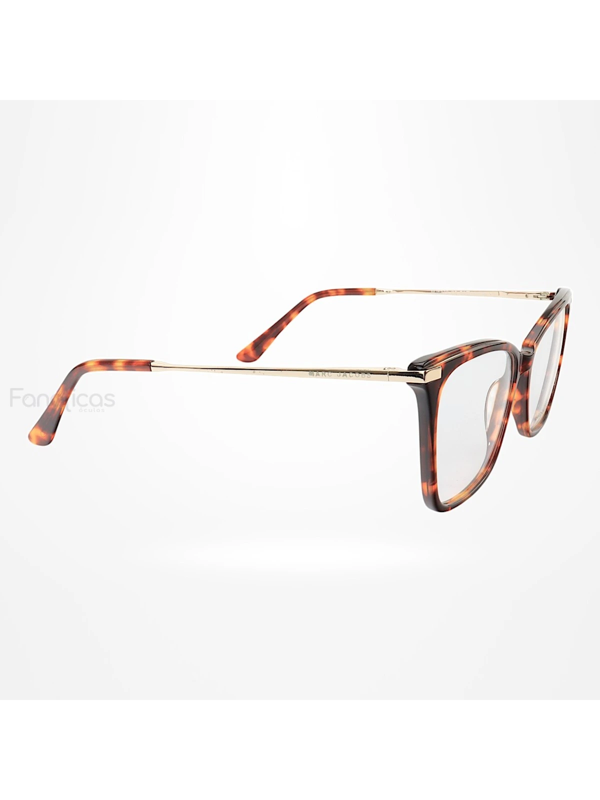 Armação de Oculos Quadrado MJ6372 Marrom Tartaruga