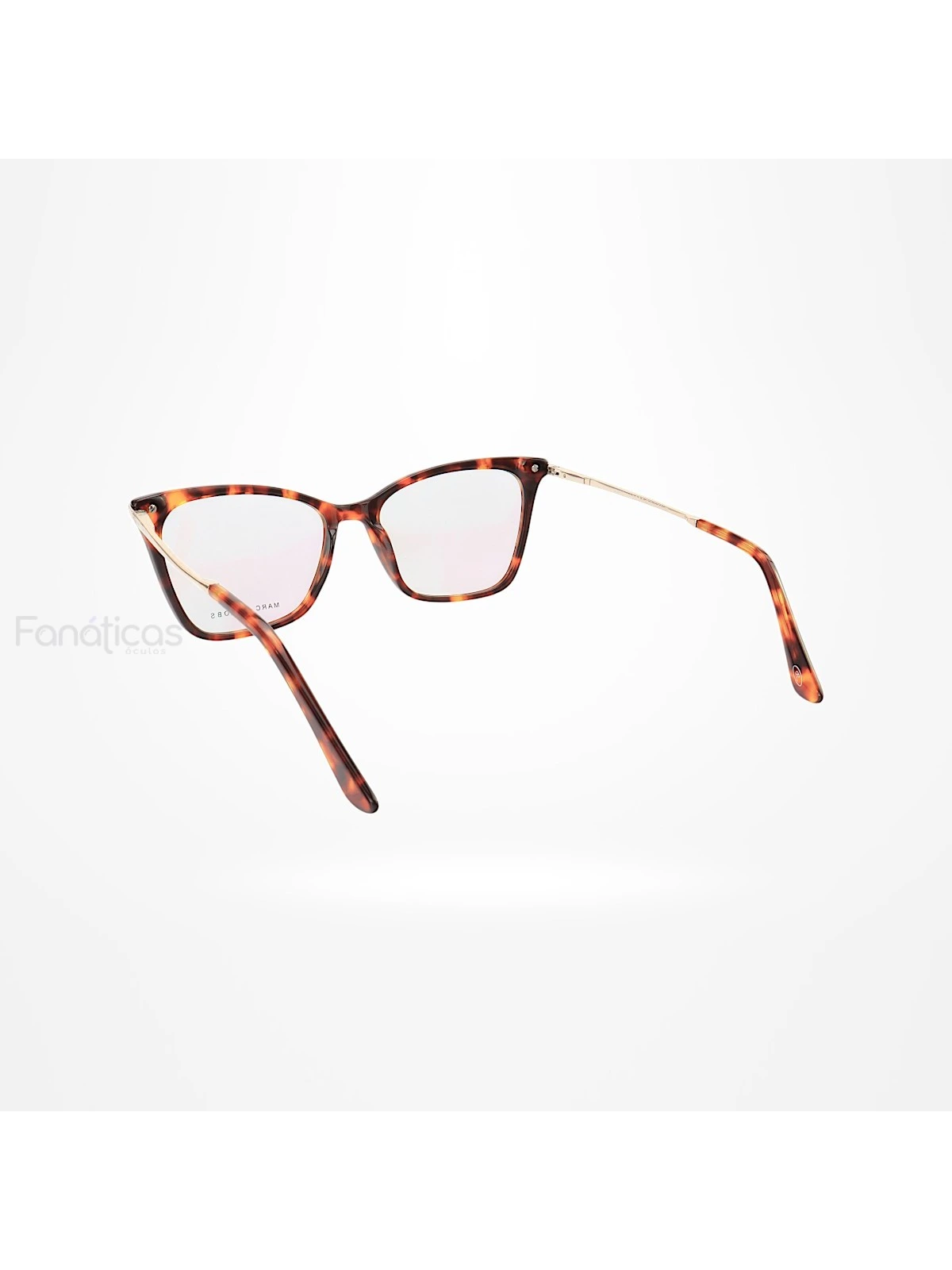 Armação de Oculos Quadrado MJ6372 Marrom Tartaruga