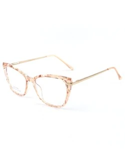 Armação de Óculos Quadrado Ohana 68258 Creme Transparente