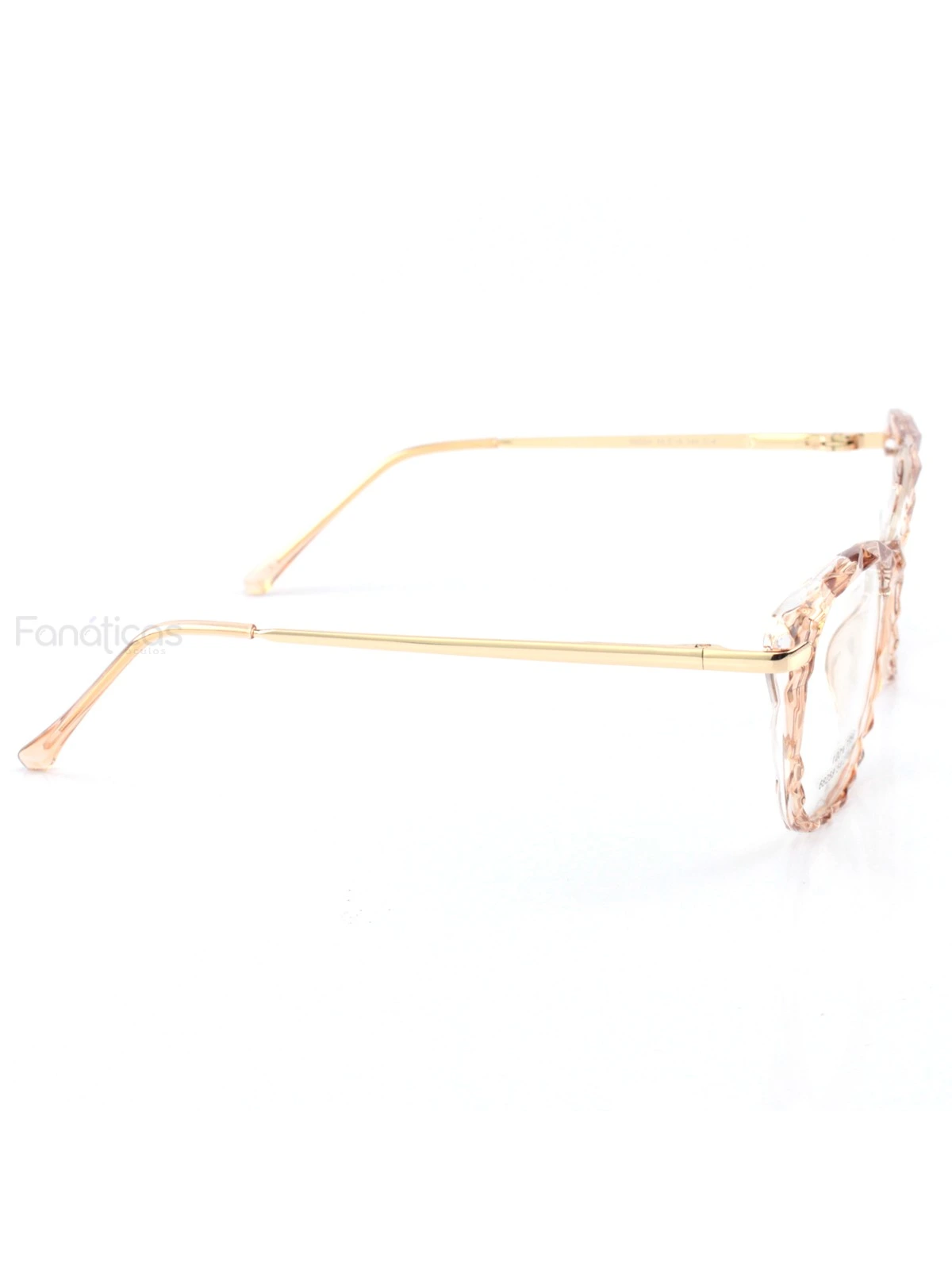 Armação de Óculos Quadrado Ohana 68258 Creme Transparente