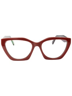 Armação de Óculos Quadrado P26YS Vermelho