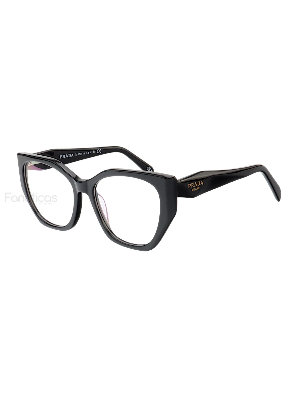 Armação de Óculos Quadrado PD18W Preto