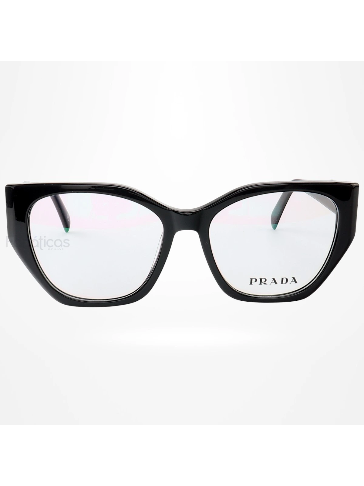 Armação de Óculos Quadrado PD18W Preto